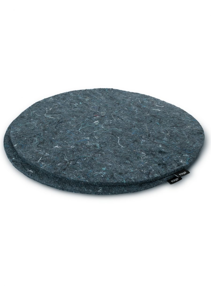 Set of recycled felt chairpads