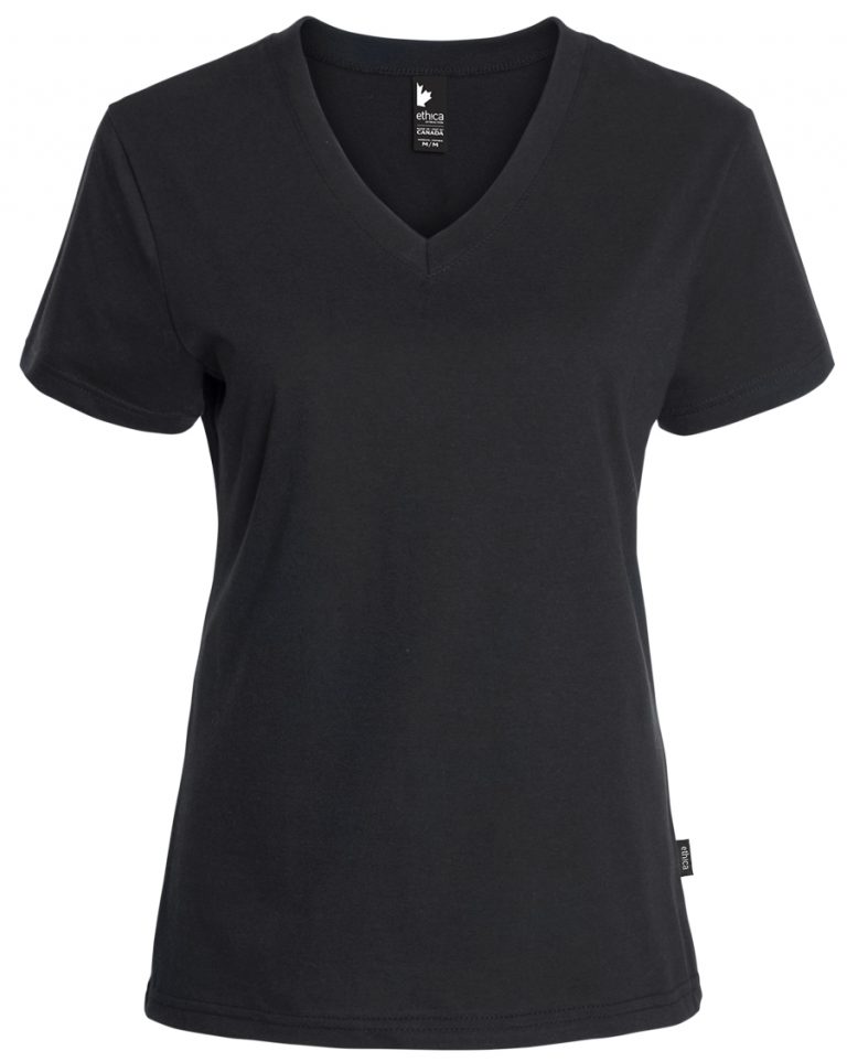 Women's V neck tshirt ethica