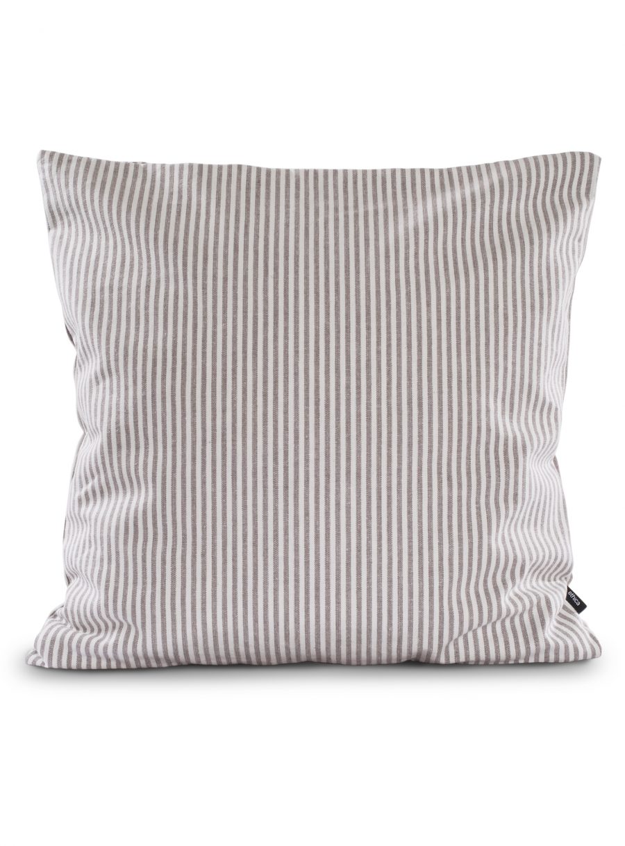 Fine striped cushion